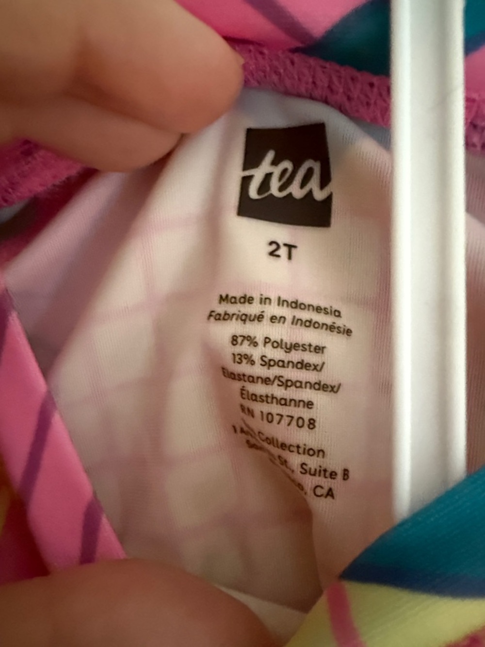 Tea Collection Pineapple Rashguard Swim Set - Picture 4 of 5